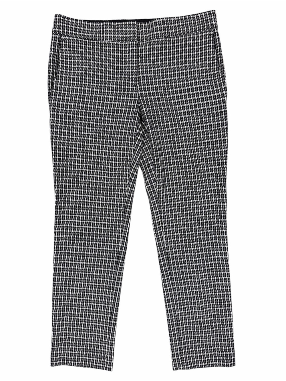 Ann Taylor Petite Houndstooth Slim Fit Trousers